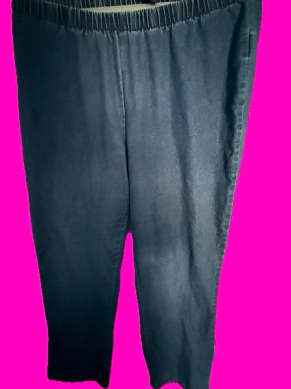 Denim 24/7 Black Pull-On Jeggings